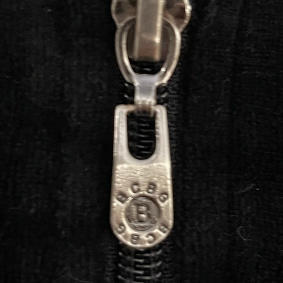 BCBGMaxAzria Black Velour Vintage Track Jacket. - Picture 6 of 9